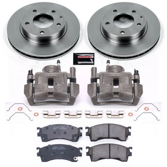 Power Stop 93-97 Ford Probe Front Autospecialty Brake Kit w/Calipers