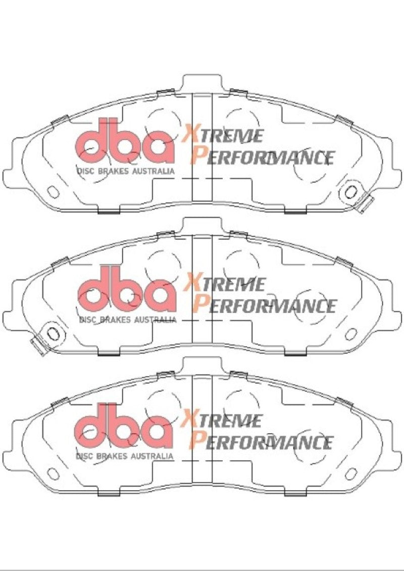 Plaquettes de frein avant DBA 97-06 Corvette (y compris C5 Z06) XP650