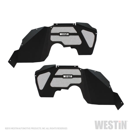 Garde-boue intérieur Westin 07-18 Jeep Wrangler JK - Avant - Noir texturé