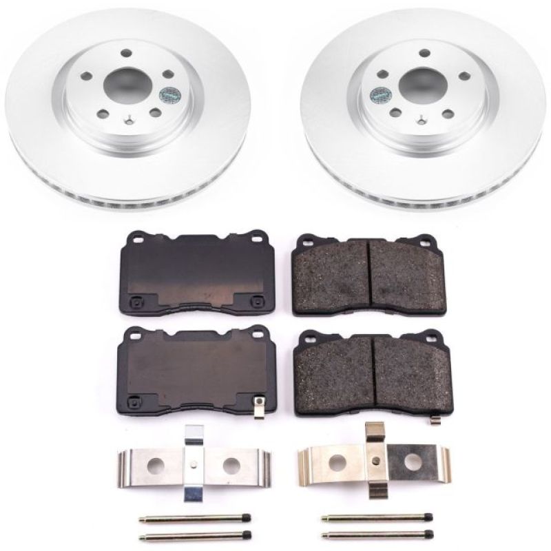 Power Stop 14-17 Buick Regal Front Z17 Evolution Geomet Coated Brake Kit