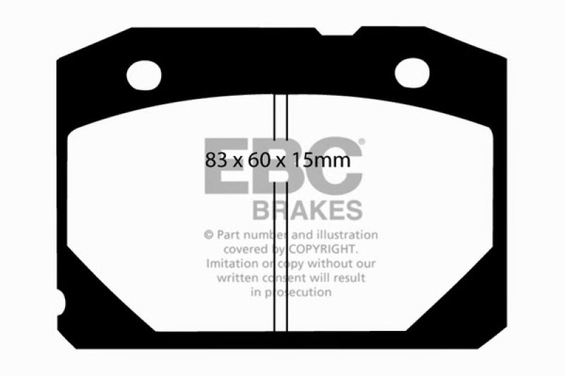 Plaquettes de frein arrière EBC Ultimax pour Jeep Wrangler (JL) 2018+