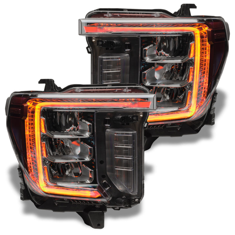 Oracle 20-21 GMC Sierra 2500/3500 HD RGB+W Headlight DRL Kit - ColorSHIFT w/o Cntrl