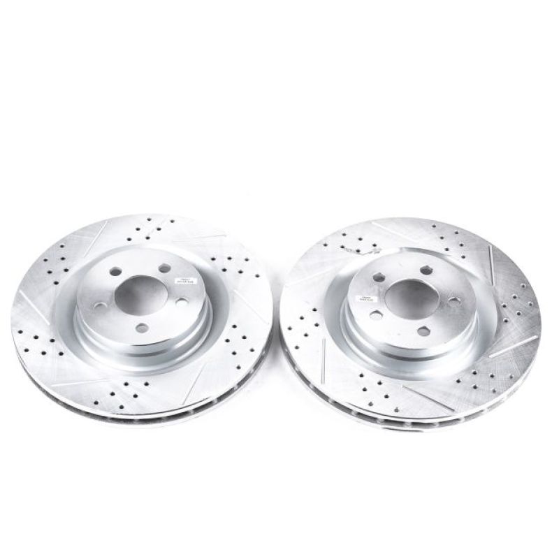 Disques de frein avant Power Stop 05-10 Chrysler 300 Evolution percés et fendus - Paire