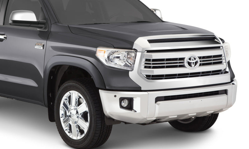 Élargisseurs de pare-chocs avant Bushwacker 16-18 Toyota Tundra Fleetside de style OE - 4 pièces - Gris magnétique