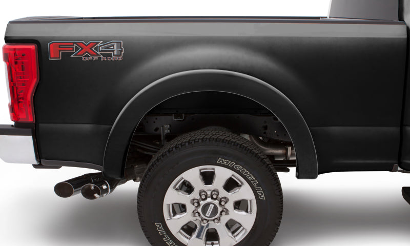 Élargisseurs de pare-chocs Bushwacker 17-18 Ford F-250 Super Duty de style d'origine, 4 pièces - Noir