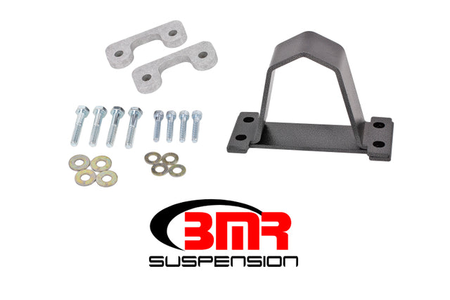 BMR 16-17 6th Gen Camaro Front Driveshaft Safety Loop - Black Hammertone BMR Suspension