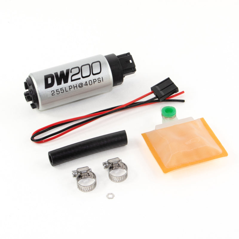 Pompe à essence intégrée DeatschWerks 255 LPH avec kit de configuration universel