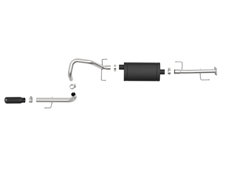 Échappement aFe MACHForce XP 2,5 pouces 304-SS Cat-Back avec embout poli 10-20 Toyota 4Runner V6-4.0L