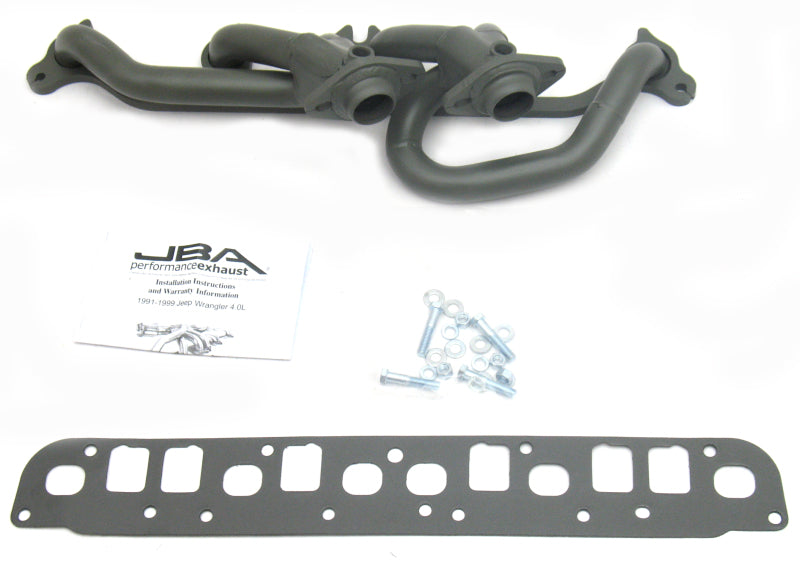 Collecteur d'échappement JBA 00-06 Jeep Wrangler 4.0L 1-1/2 po primaire Ti Ctd Cat4Ward