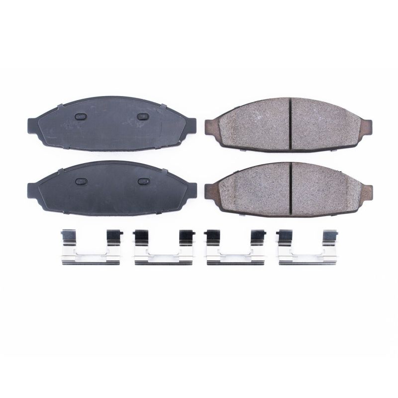 Plaquettes de frein avant Power Stop 03-11 Ford Crown Victoria Z17 Evolution en céramique avec matériel