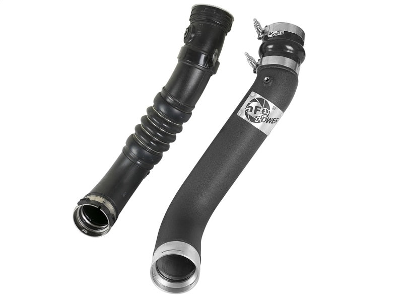 Tube de refroidisseur intermédiaire noir aFe BladeRunner 3 pouces côté froid 17-18 camions diesel GM V8 6,6 L (td) L5P