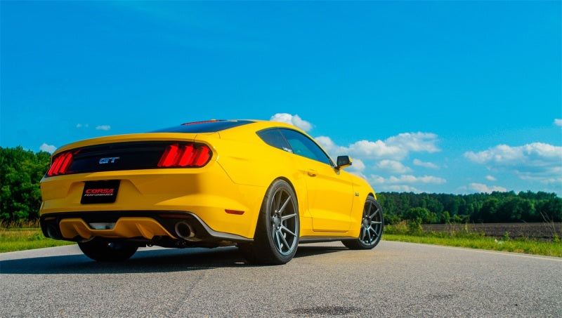 Corsa 2015 Ford Mustang GT 5.0 3 pouces Échappement arrière poli à double embout (Touring)