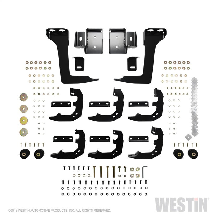 Westin 19-20 Ram 1500 Quad Cab avec lit de 6,5 pieds PRO TRAXX 5 W2W Barres de marchepied ovales Nerf - Acier inoxydable