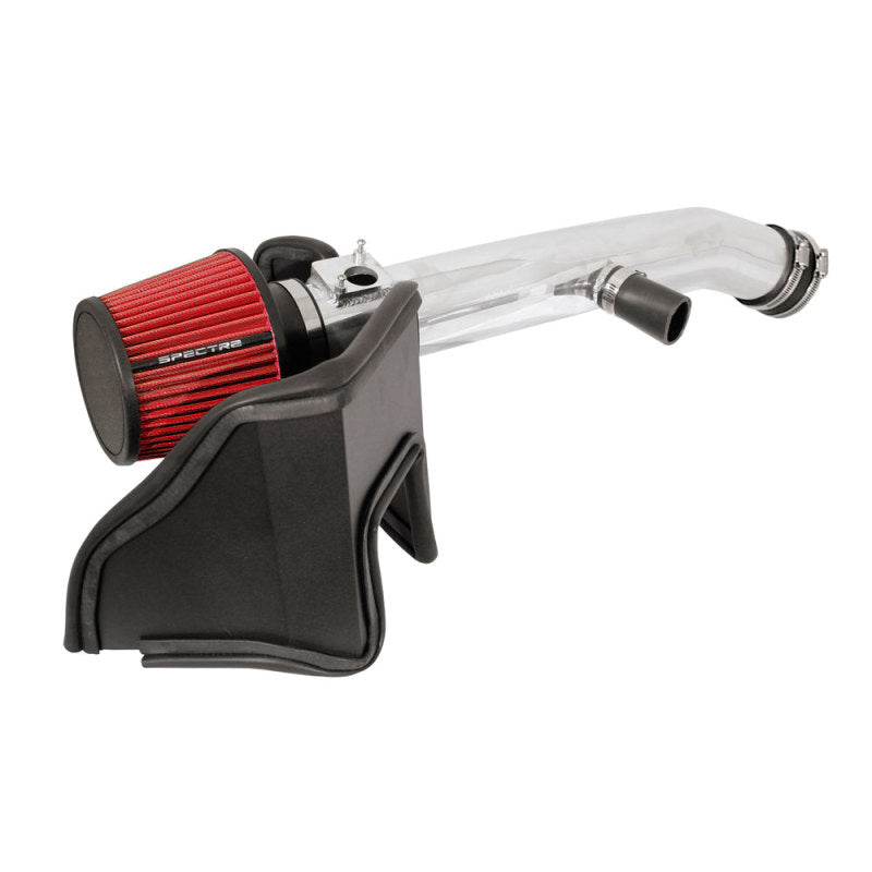 Kit d'admission d'air Spectre 06-12 Lexus IS250/IS350 V6-2.5/3.5LF/I - Poli avec filtre rouge