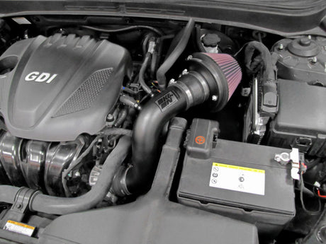K&amp;N 11-14 Hyundai Sonata 2.4L L4/13-15 Kia Optima 2.4L L4 Typhoon Admission de RAM courte
