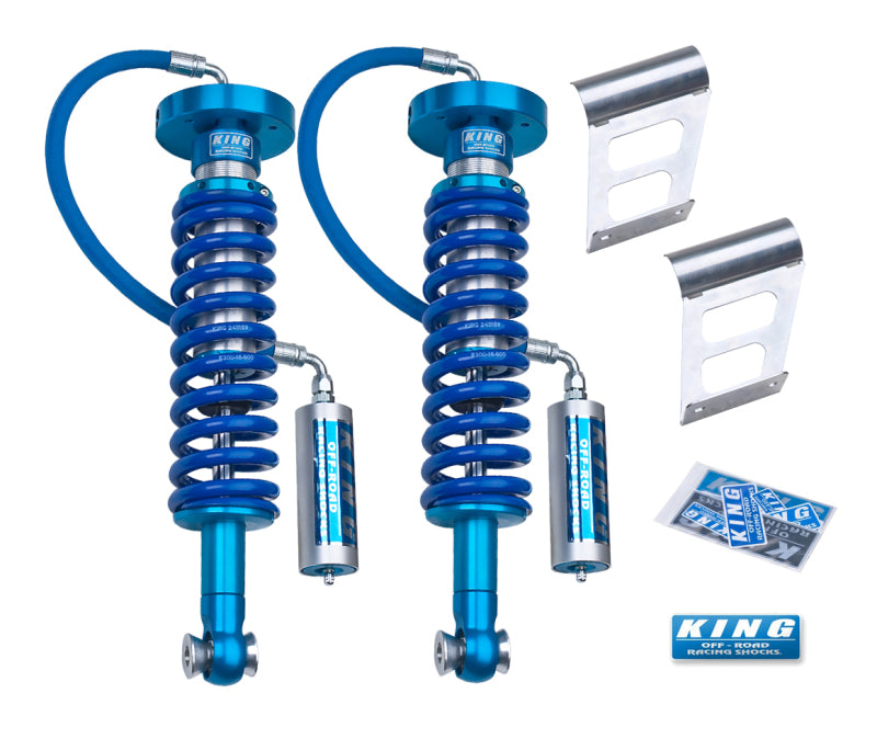 Amortisseurs à ressorts King Shocks 04-08 Ford F150 4WD avant 2,5 Dia réservoir à distance (paire)