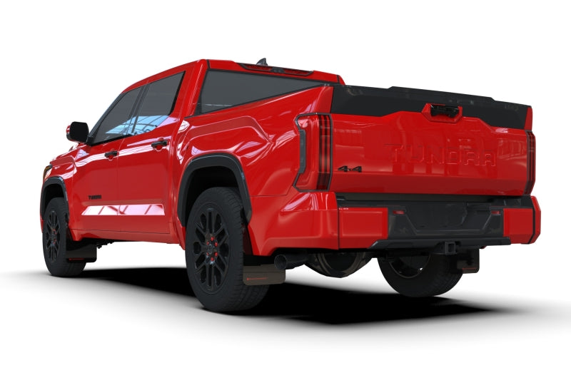 Rally Armor 2022+ Toyota Tundra Black UR Mud Flap w/ Metallic Black Logo