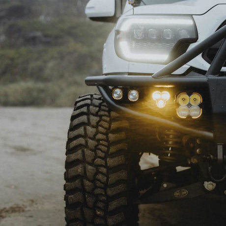 Feux antibrouillard SAE à double mode KC HiLiTES FLEX ERA 3 - Kit principal à 2 lampes pour pare-chocs de rechange Toyota