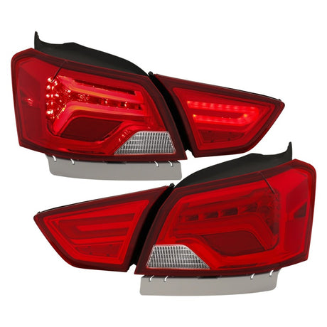 Feux arrière à LED ANZO 14-18 Chevrolet Impala Rouge/Clair