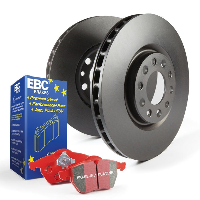 Kits EBC S12 avec plaquettes Redstuff et rotors RK