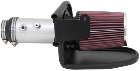 Système d'admission d'air K&amp;N 13-14 Honda Accord 3.5L V6 69 Series Typhoon - Kit d'admission d'air froid argenté
