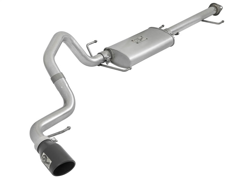 Échappement Cat-Back en acier aluminisé aFe Scorpion 2-1/2 po avec embouts noirs 07-17 Toyota FJ Cruiser V6 4.0L