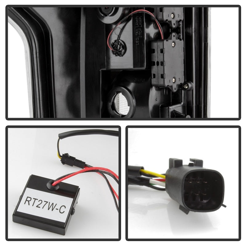 Feux arrière à DEL Spyder 18-19 Ford F-150 (sans capteur d'angle mort) - Chrome (ALT-YD-FF15018-LED-C)