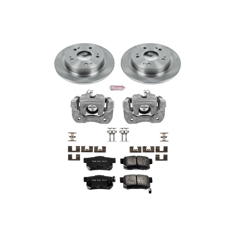 Kit de freins arrière Power Stop Autospecialty avec étriers pour Honda Prelude 97-01