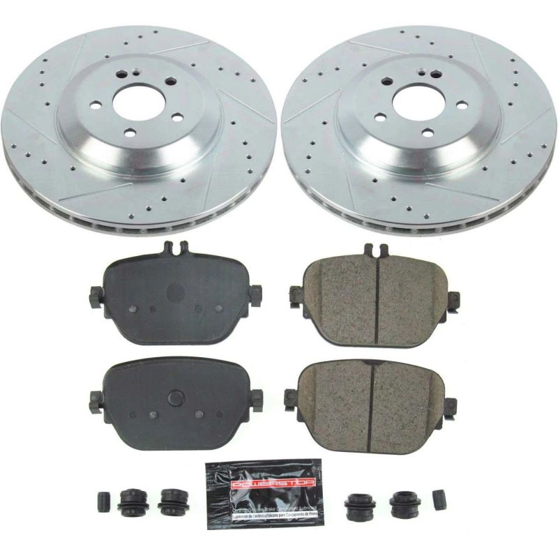 Kit de freins sport Power Stop 17-18 pour Mercedes-Benz E43 AMG Z23 Evolution arrière