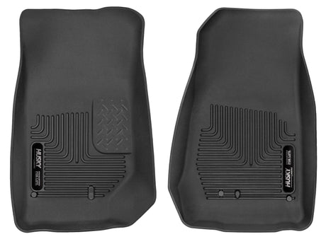 Revêtements de sol avant noirs Husky Liners 2007-2014 Jeep Wrangler (2 portes/4 portes Unlimited) X-Act Contour