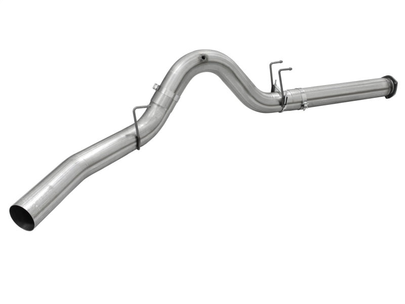 Système d'échappement en acier aluminisé aFe Atlas Exhausts 5 pouces DPF-Back 2015 Ford Diesel V8 6,7 L (td) sans embout