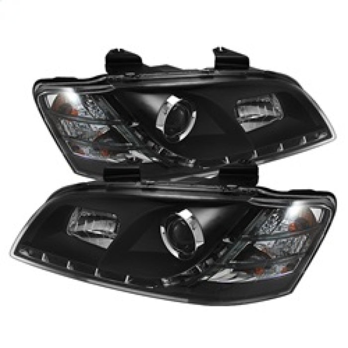 Phares de projecteur Spyder Pontiac G8 08-09 DRL Noir Haut H1 Bas H7 PRO-YD-PG808-DRL-BK