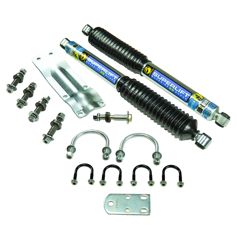 Kit de stabilisateur de direction double à essieu solide avec amortisseurs SS pour véhicules 4WD Superlift 73-91 GM 1/2 tonne par BIL