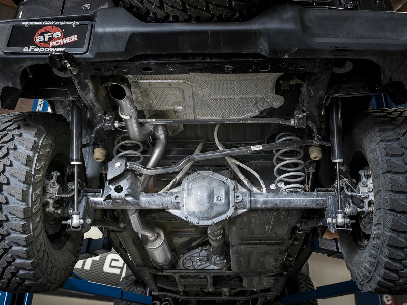 aFe MACH Force-Xp 2,5 pouces 409 SS Catback High-Tuck Exhaust 18-21 Jeep Wrangler (JL) 3,6 L 4 portes