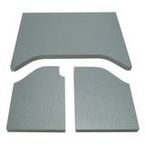 Tapis de pavillon DEI 07-10 pour Jeep Wrangler JK 2 portes - 3 pièces - Gris
