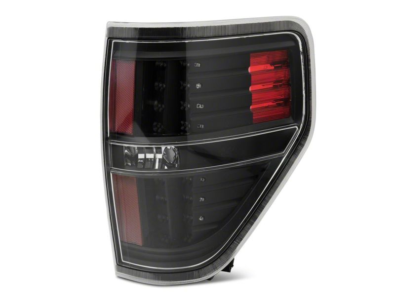 Feux arrière à LED Raxiom 09-14 Ford F-150 Styleside - Boîtier noir (lentille transparente)