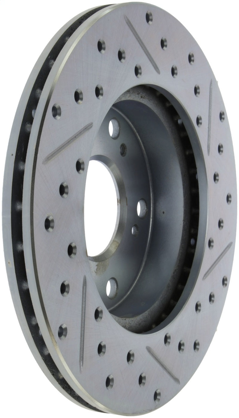 Rotor avant droit rainuré et percé StopTech Select Sport 06-11 Honda Civic DX/EX/LX