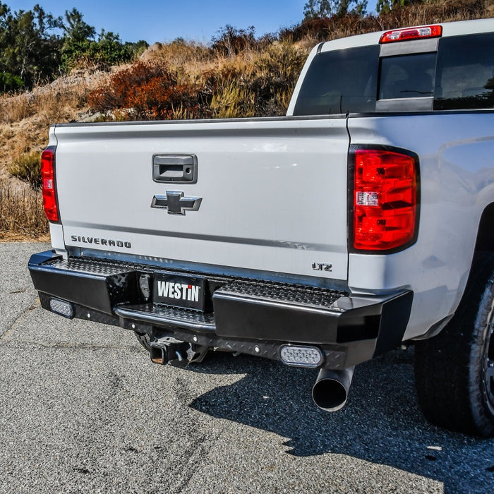 Pare-chocs arrière Westin 14-18 Chevrolet Silverado HDX Bandit - Noir