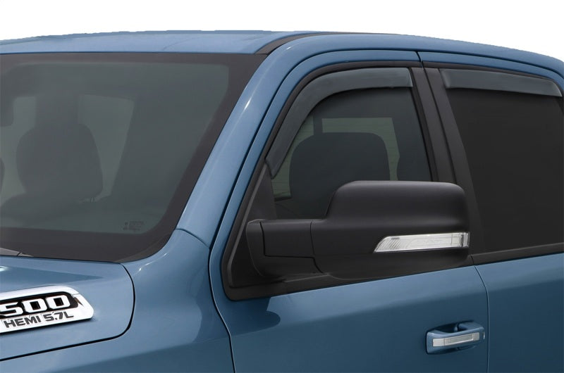 Déflecteurs de vitres avant et arrière AVS 2019 Ram Quad Cab Ventvisor 4 pièces - Fumé