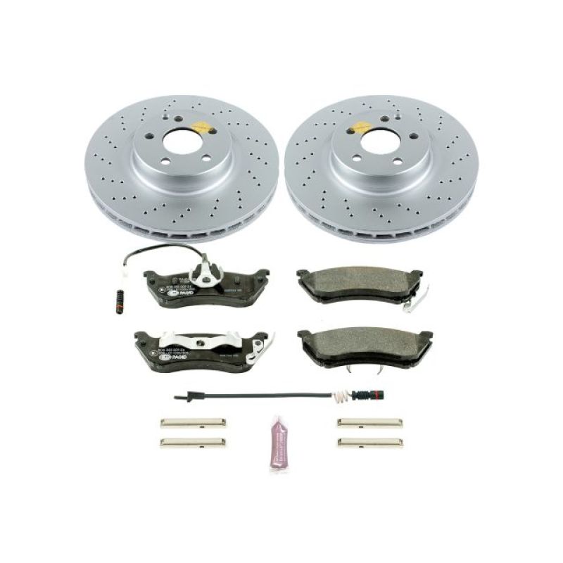 Kit de freins avant Euro-Stop Power Stop 07-09 Mercedes-Benz E350
