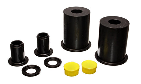 Bagues de bras de suspension inférieur avant noires Energy Suspension 05-13 Ford Mustang (doit réutiliser le métal extérieur)