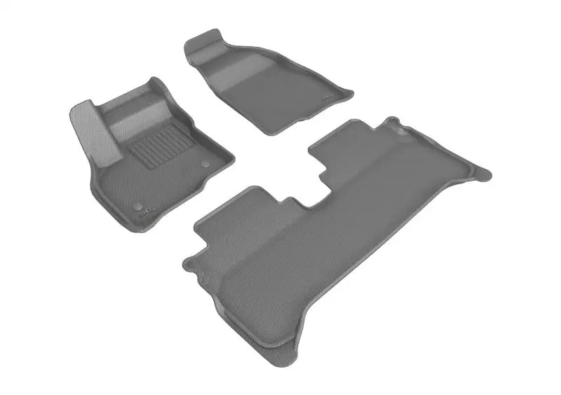 3D MAXpider Chevrolet Bolt EUV 2022-2022 Kagu Gray Row 1  Row 2 3D MAXpider