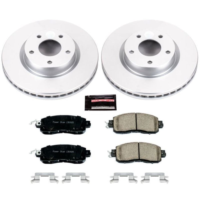 Kit de freins Power Stop 13-18 Nissan Altima avant Z17 Evolution Geomet avec revêtement