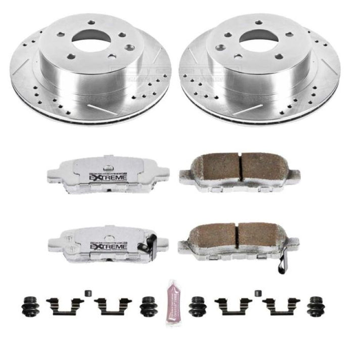 Power Stop 03-05 Infiniti G35 Rear Z26 Street Warrior Brake Kit