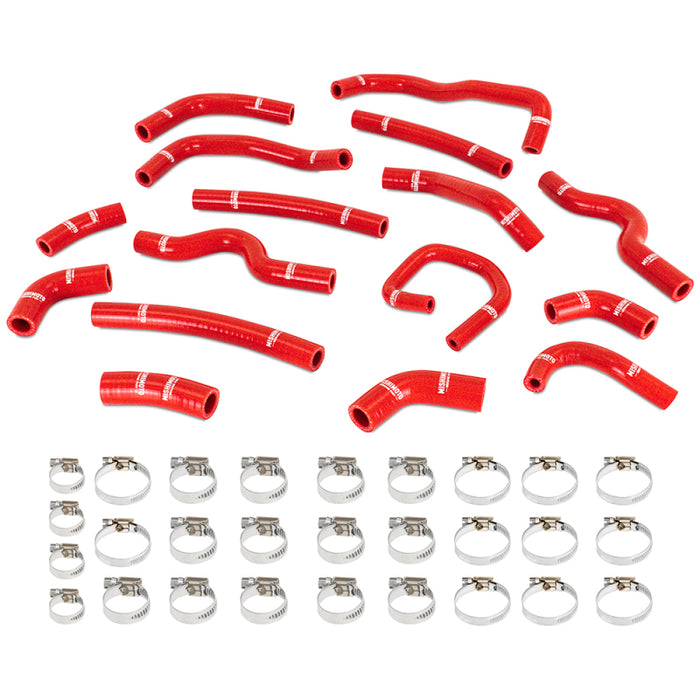 Kit de durites de chauffage en silicone Mishimoto 98-07 Land Cruiser 4,7 L V8 - Rouge