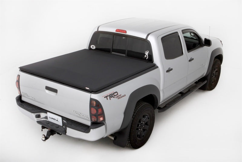 Lund 05-15 Toyota Tacoma (6ft. Bed) Genesis Elite Tri-Fold Tonneau Cover - Black