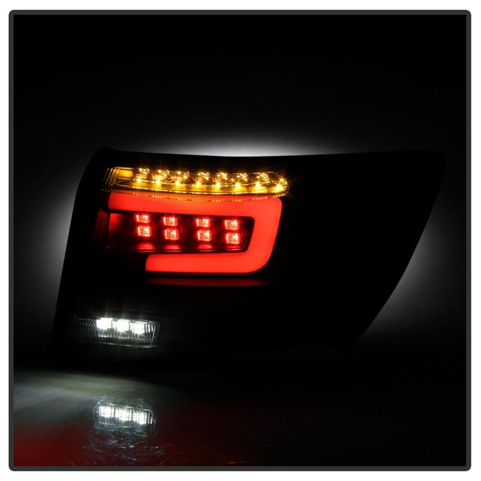 Feux arrière à LED Spyder 08-11 Subaru Impreza WRX 4DR - Fumée noire ALT-YD-SI084D-LED-BSM