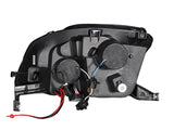 Phares de projecteur ANZO 1997-2001 Honda Prelude avec halo noir avec LED