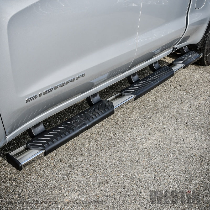 Marchepieds modulaires Nerf R5 Westin 2019 pour Chevrolet Silverado/Sierra 1500 Crew Cab (5,5 pi) - SS