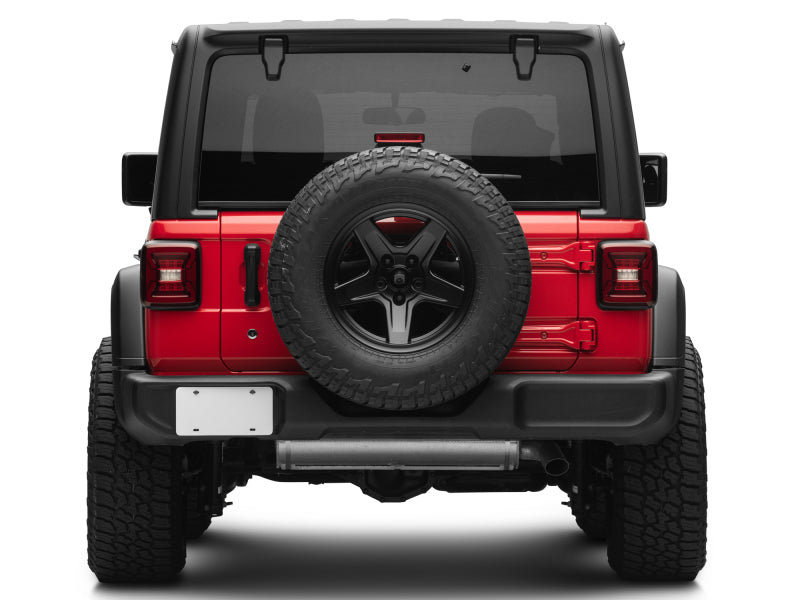 Feux arrière à LED Raxiom 18-22 Jeep Wrangler JL - Boîtier noir - Lentille rouge